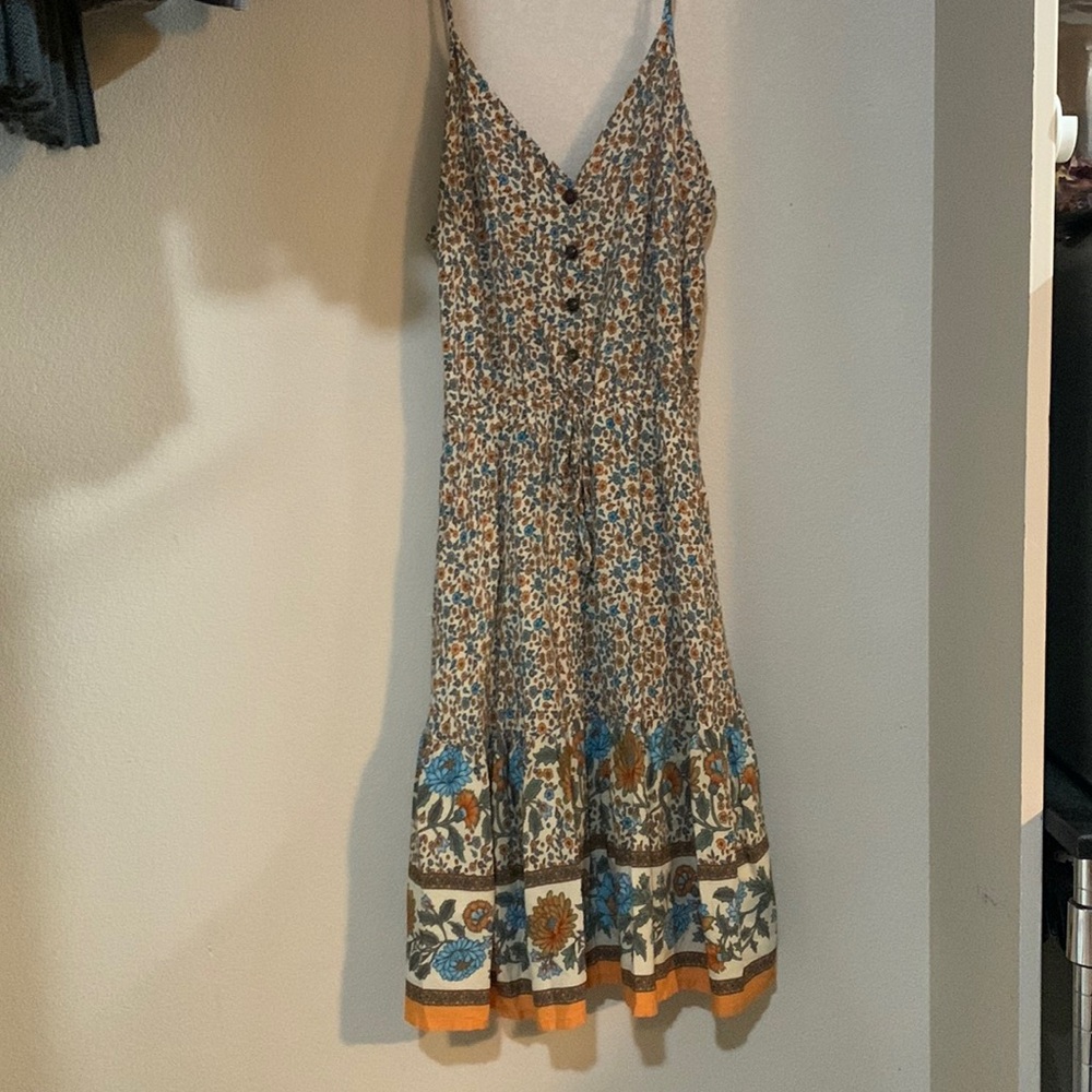 Long flower dress